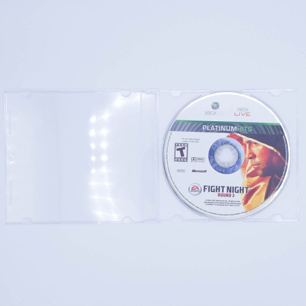 Xbox 360 Fight Night Round 3 Platinum Hits - no case/game only